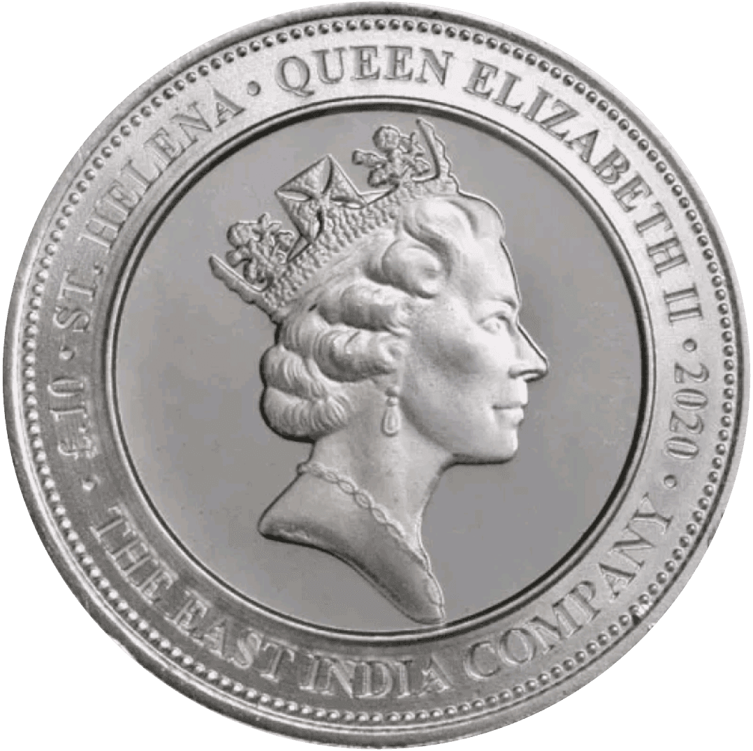 2020 St. Helena Spade Guinea Shield 1/10 silver — ICG MS68 — Coin — Queen Elizabeth II