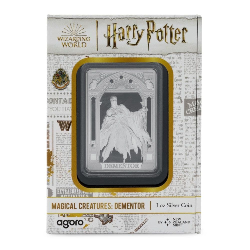 HARRY POTTER™ Magical Creatures: Dementor 1 oz Silver Coin — Packaging