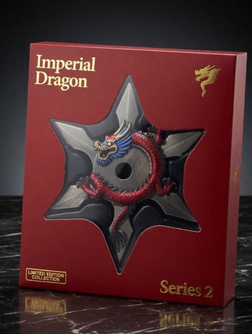 Imperial Dragon 2 oz Ninja Star — Series 2 (Red Edition) — In Box