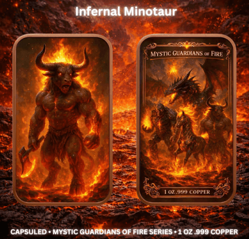 Mystic Guardians of Fire — 4-Bar Set — Infernal Minotaur