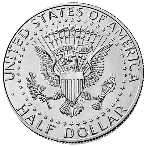 2023 Kennedy Half Dollar — Random Mint Mark & Condition — back