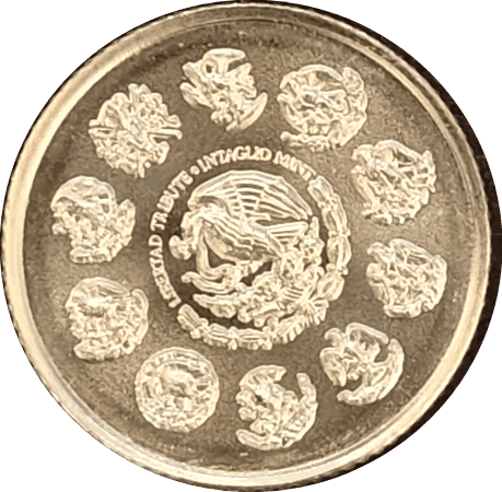 2025 Libertad Tribute 1/10 oz .999 Fine Silver — Intaglio Mint — back