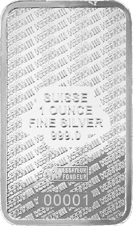 PAMP Suisse 1 oz Silver Bar — Call of Duty: Modern Warfare III, 20th Anniversary Pendant Set — back