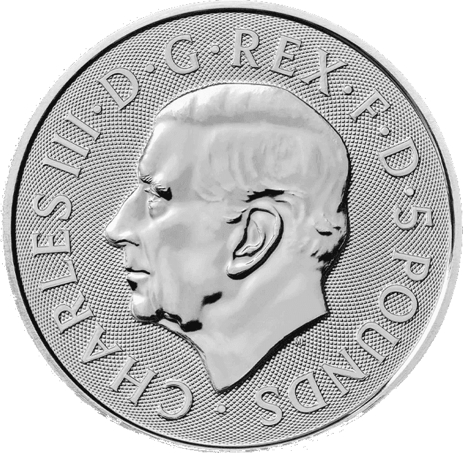 2023 Tudor Beasts: Bull of Clarence — 2 oz .9999 Silver — back