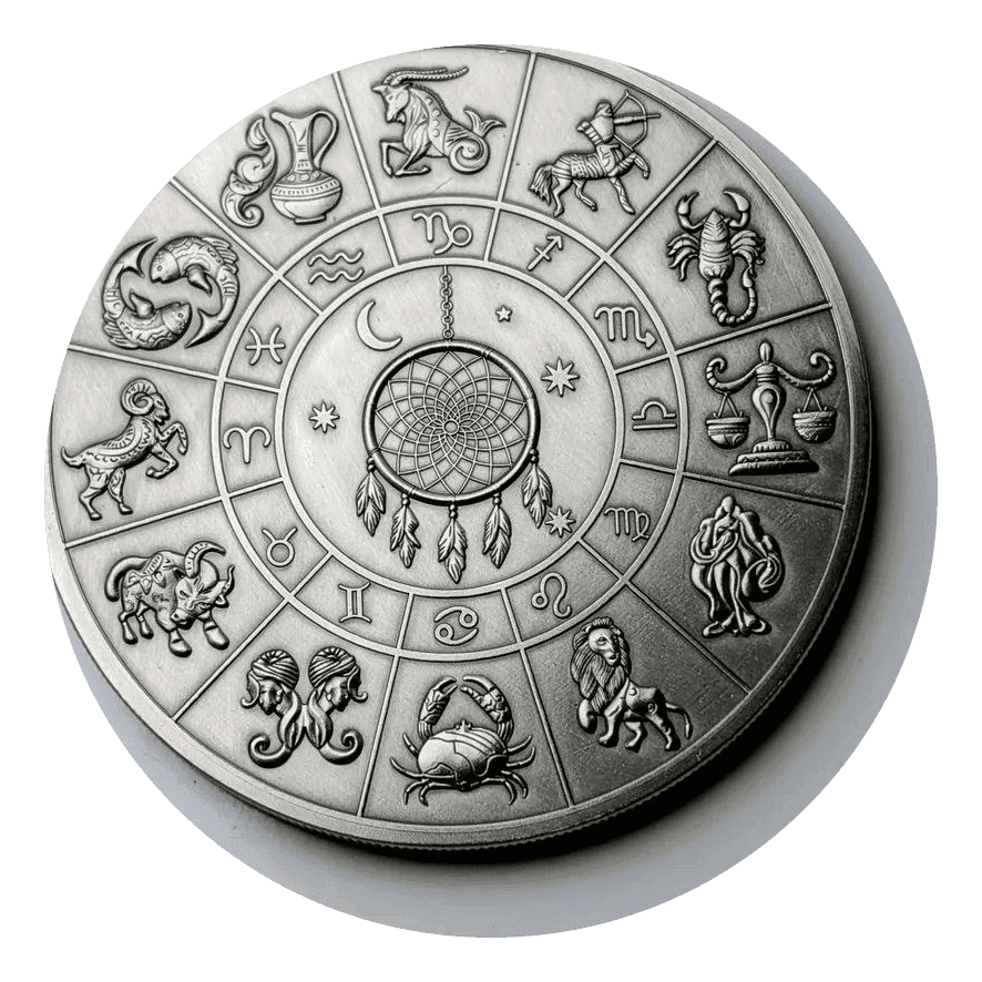 2026 Year of the Horse 10 oz Antique Silver-Plated Copper Round — back