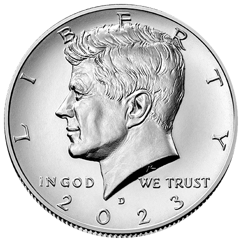 2023 Kennedy Half Dollar β Random Mint Mark & Condition β front