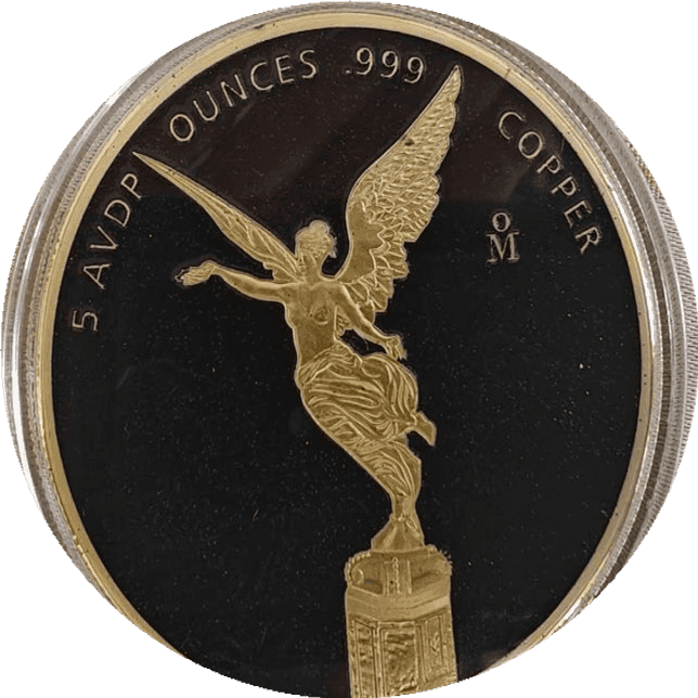 Libertad 5 oz Copper Round β front