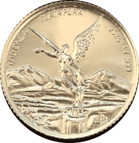 2025 Libertad Tribute 1/10 oz .999 Fine Silver β Intaglio Mint β front